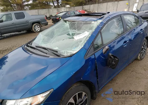 2014 Honda Civic Ex z USA, uszkodzony, nr VIN 19XFB2F88EE237959